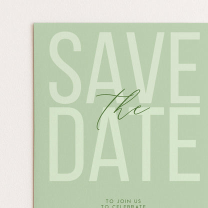 Editable Birthday Save the Date, Editable Unisex Sage Adult Invitation Template, Save the Date Printable Template