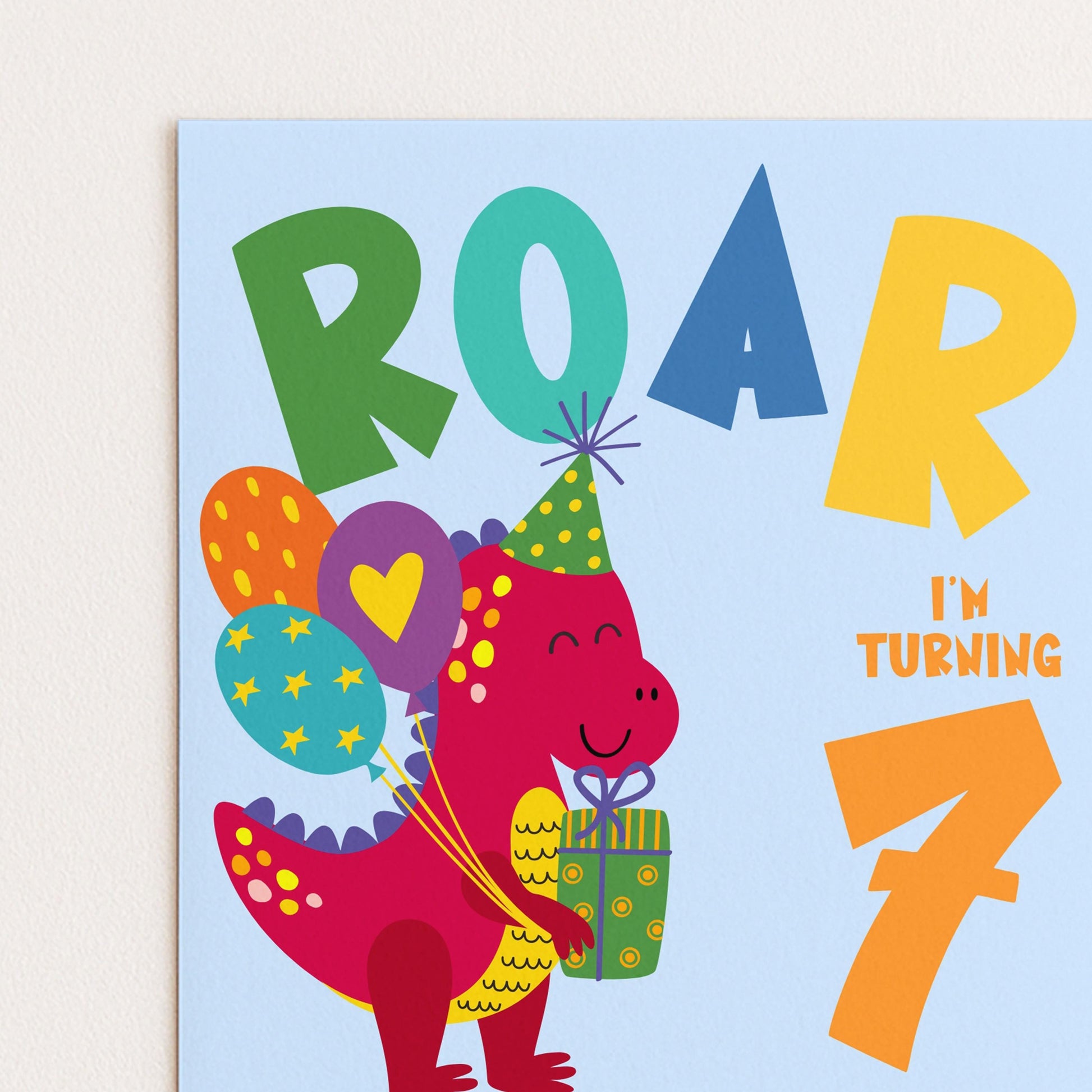 Dinosaur Birthday Invitation Girl or Boy Roar Editable Invite, Dino Party Printable Kids Birthday Corjl Template Change Age Digital Download