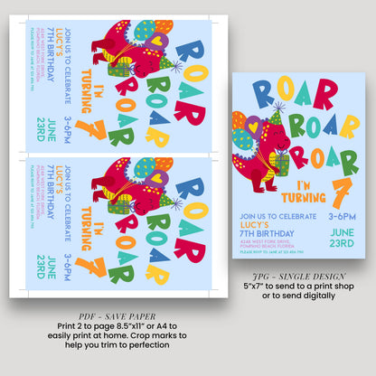 a birthday party ticket for a child's birthday