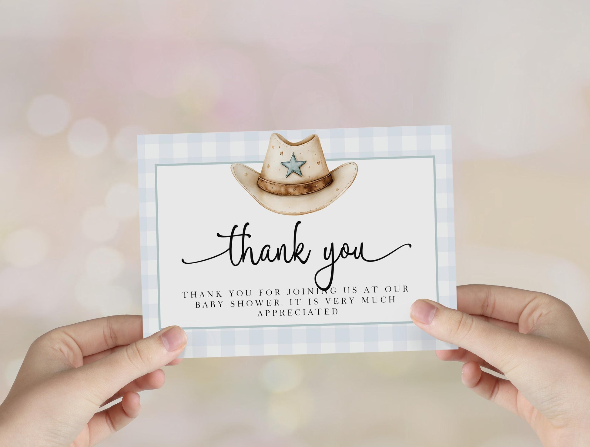 Little Cowboy Baby Shower Invitation Bundle, Editable Corjl Template, Books for Baby, Diaper Raffle, Thank You Card, Western Baby Theme CB20