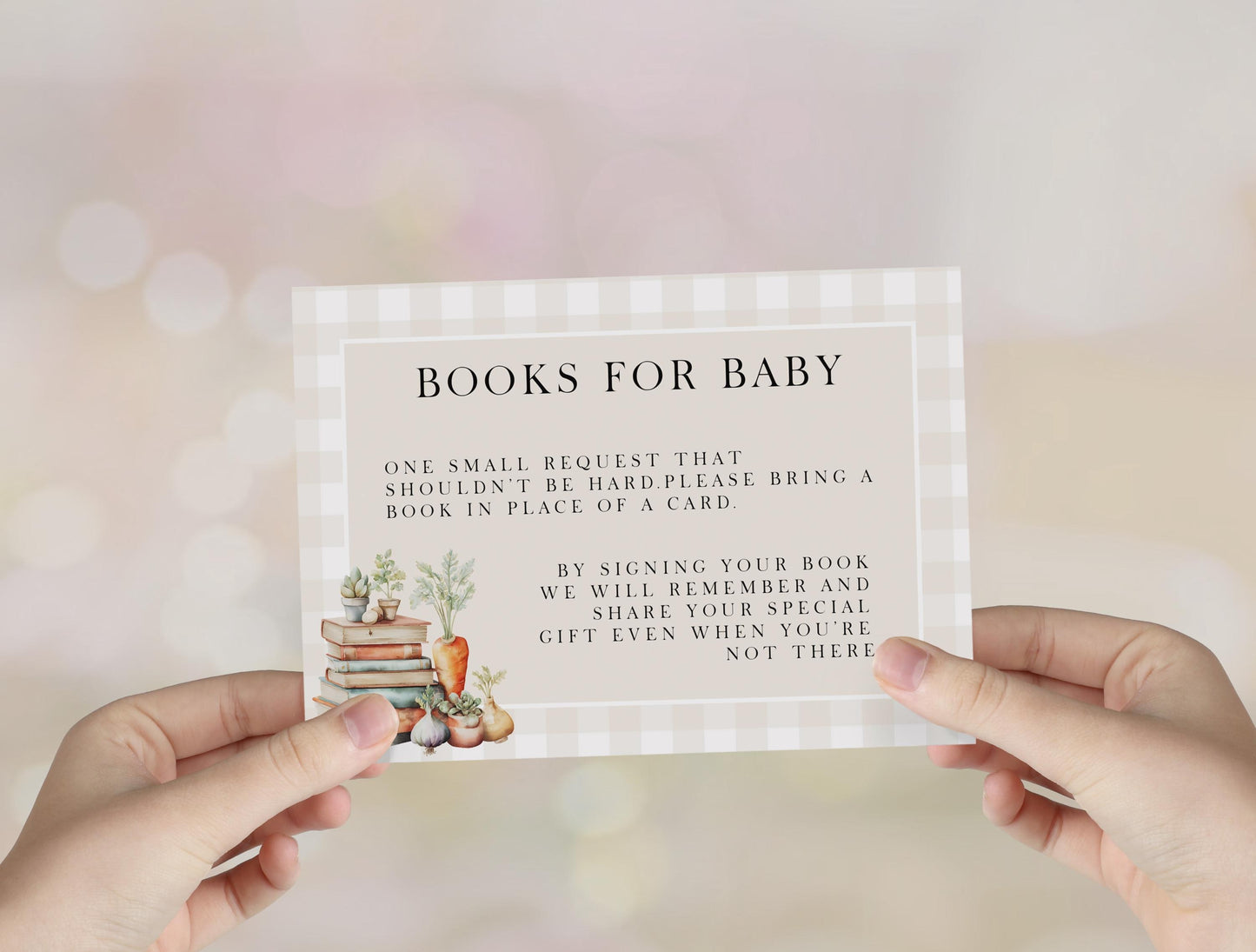 Locally Grown Baby Shower Invitation Bundle, Editable Corjl Template, Diaper Raffle, Book Request Thank You Card, Farmer’s Market Theme LG20
