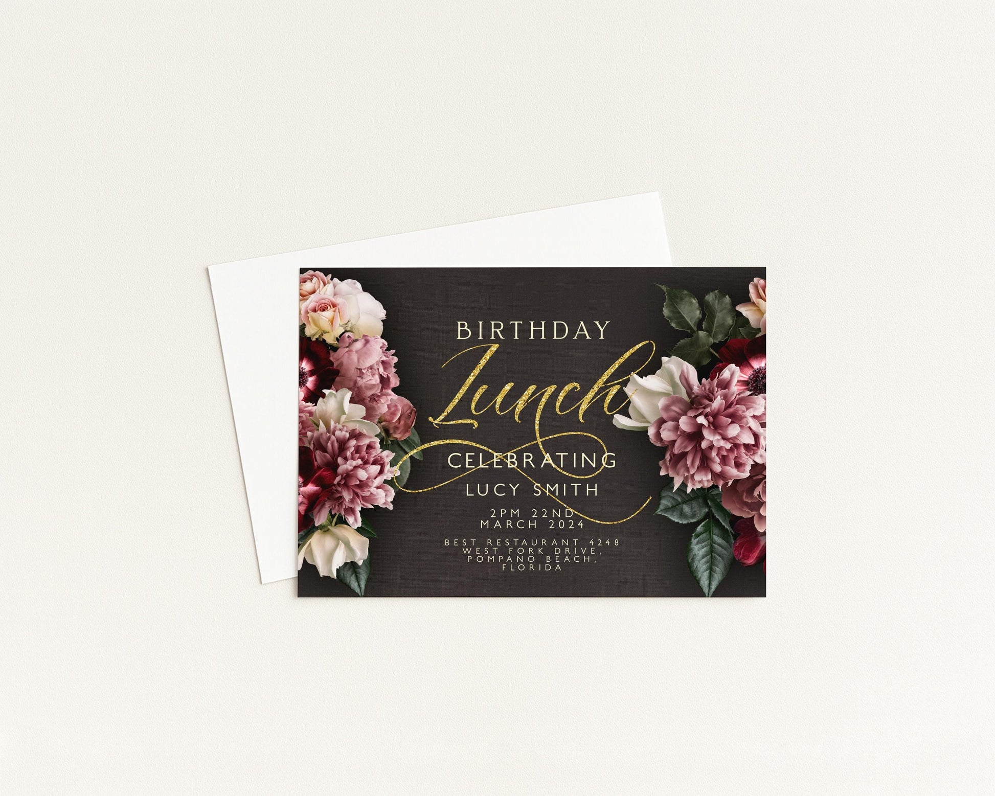 A birthday lunch event is being celebrated by Lucy Smith on March 22nd at the Best Restaurant in West Palm Beach, Florida.