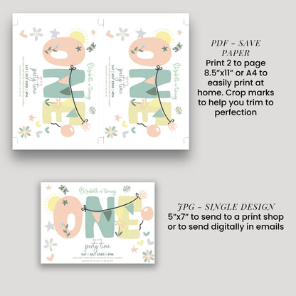 a set of two greeting cards with the same design