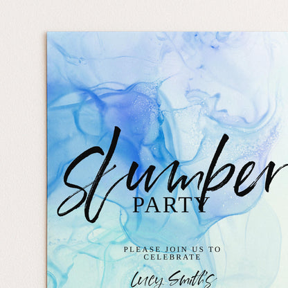 Slumber Party invitation