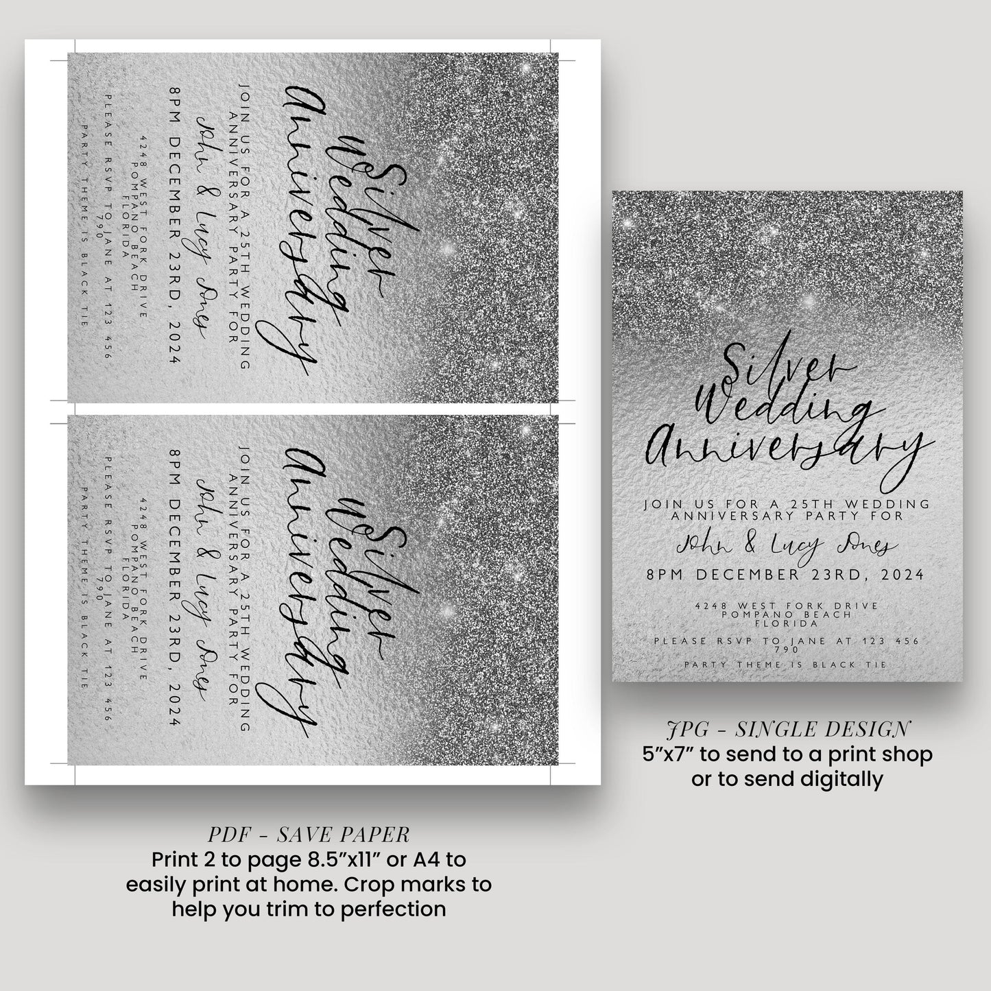 Silver Wedding Anniversary