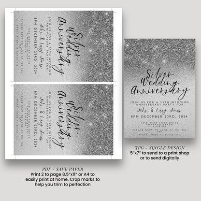 Silver Wedding Anniversary