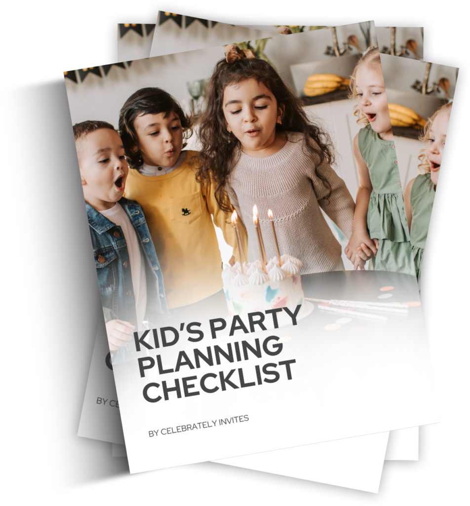 kids party planning checklist