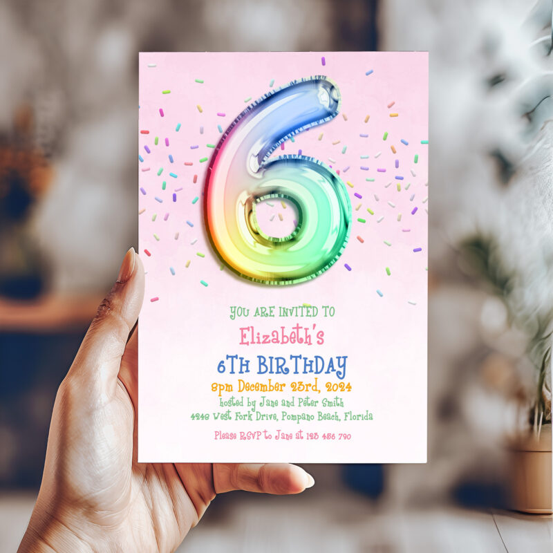 th birthday invitation