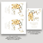 Boho Save The Date Baby Shower Corjl Invitation