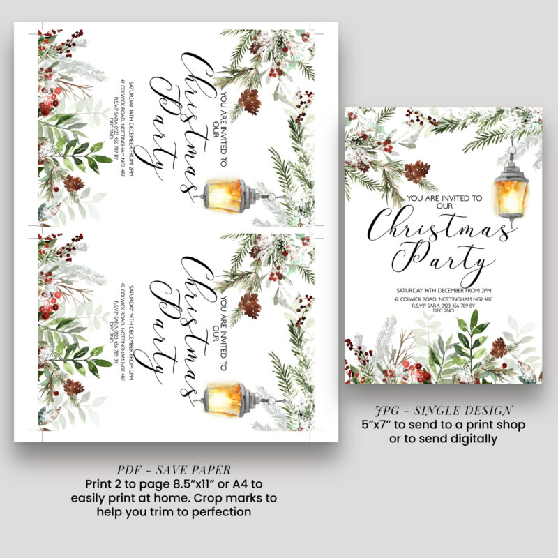 christmas invitation