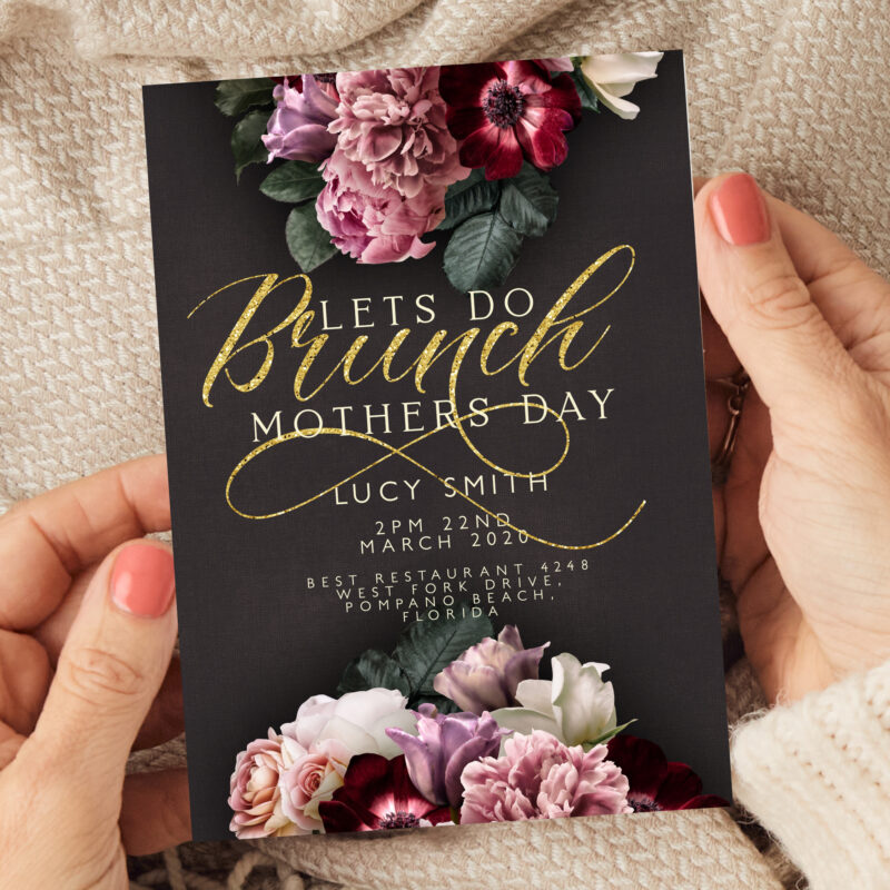 Mothers Day Brunch Invitation