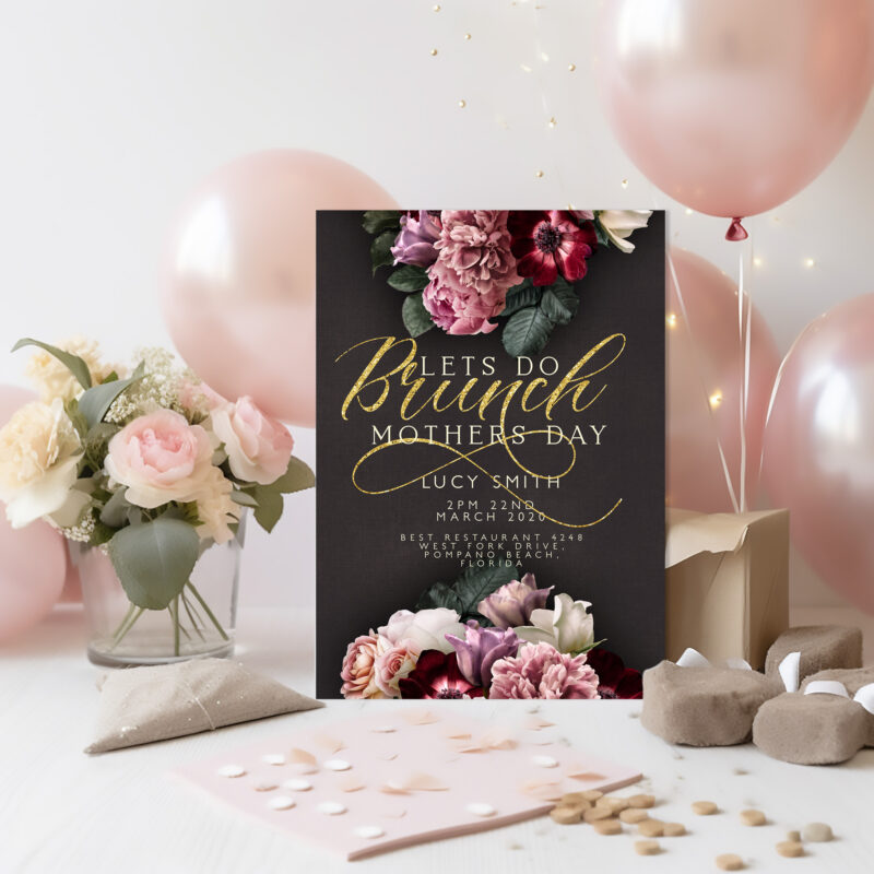 Mothers Day Brunch Invitation