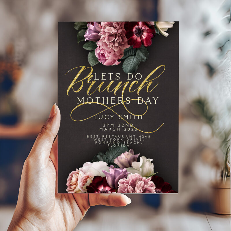 Mothers Day Brunch Invitation