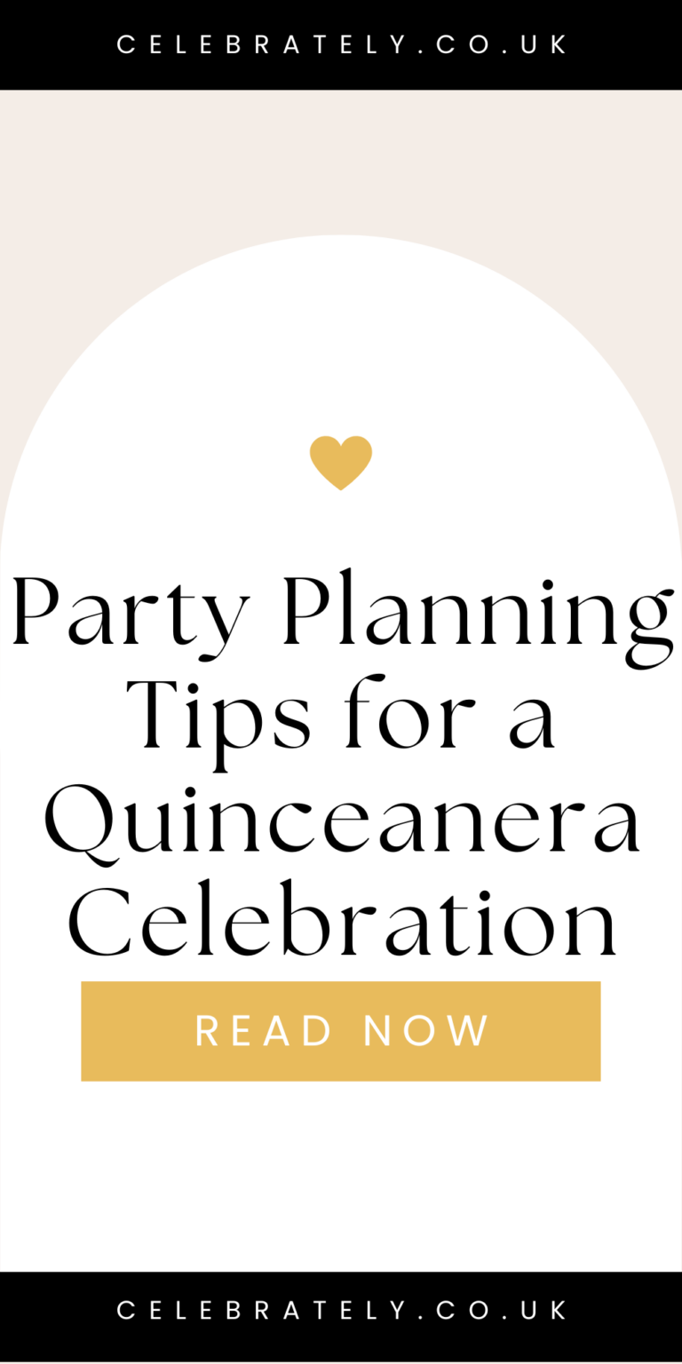 Party planning tips for a quinceanera celebration