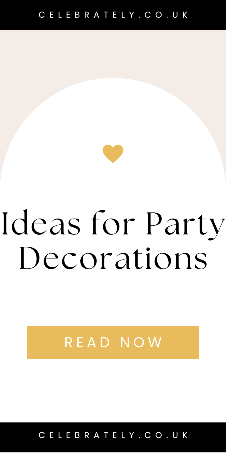 ideas for party decorations