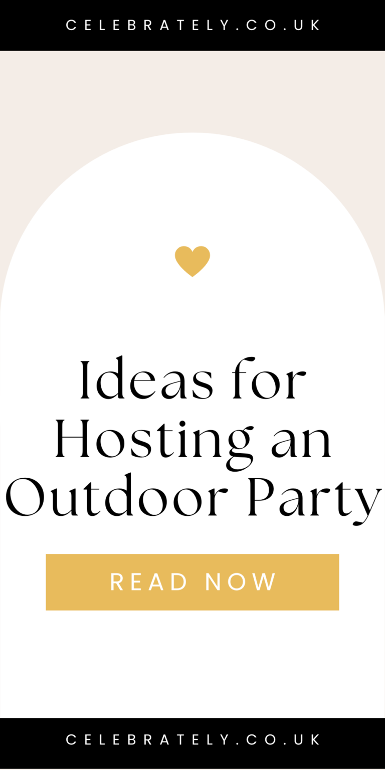 ideas for hosting an outdoor party