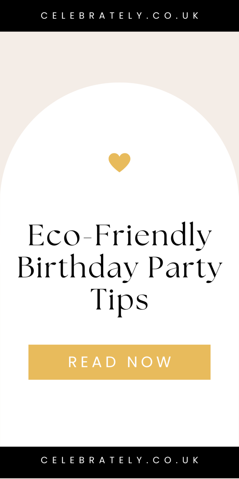 eco friendly birthday party tips