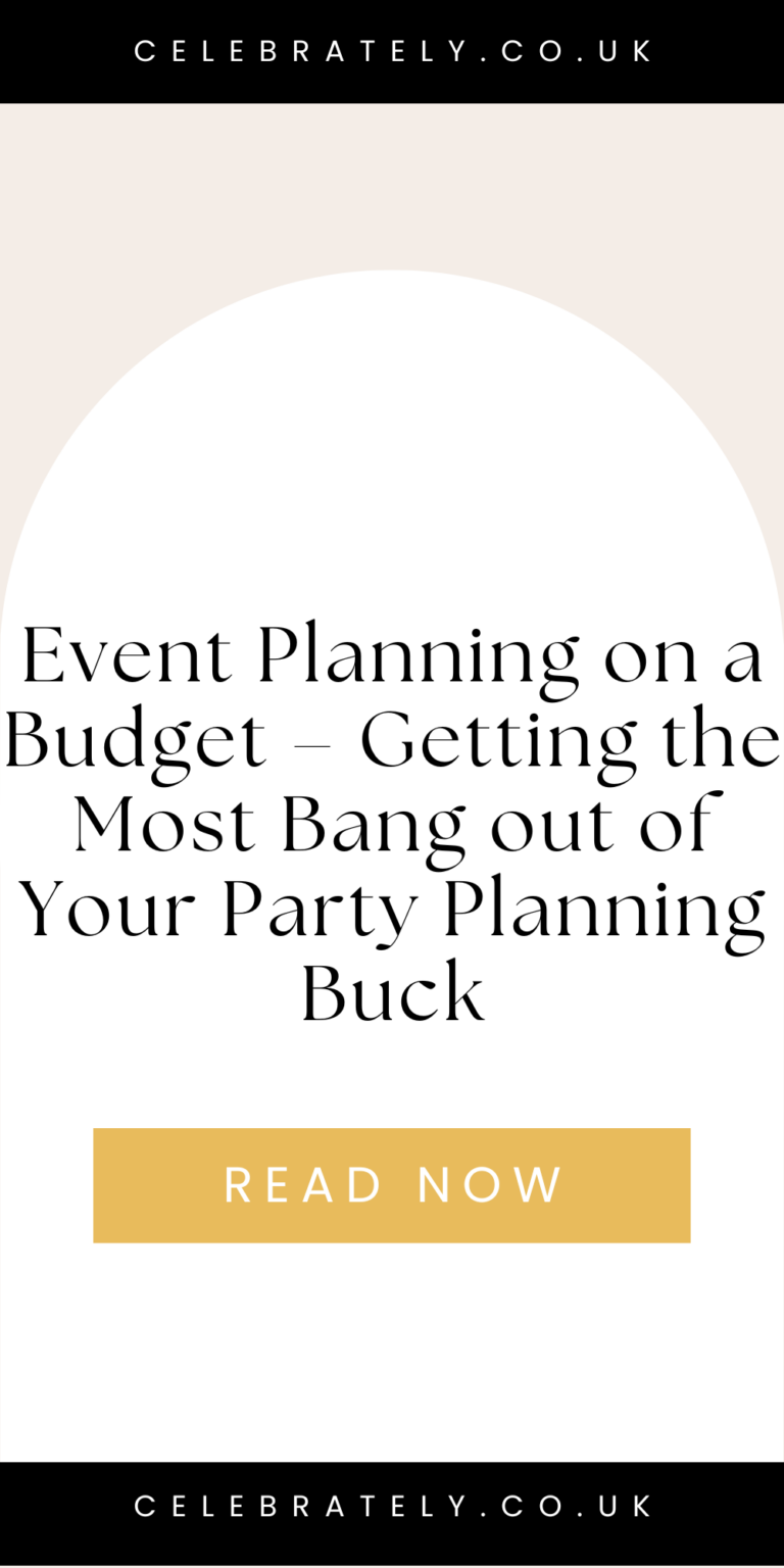 event planning on a budget