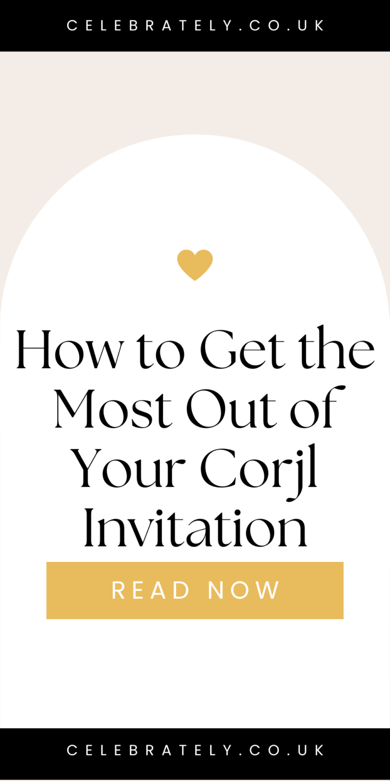 how to get the most out of your corjl invitation