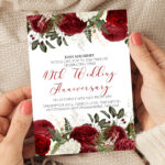 40th Wedding Anniversary Invitation