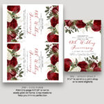 40th Wedding Anniversary Invitation