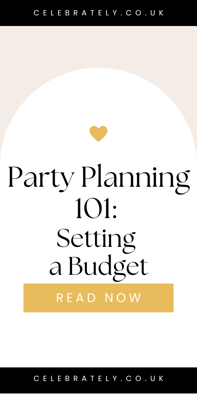 Party planning 101 setting a budget