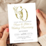 60th wedding anniversary invitation