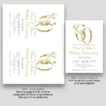 60th wedding anniversary invitation