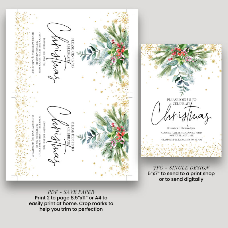 Christmas Invitation 8