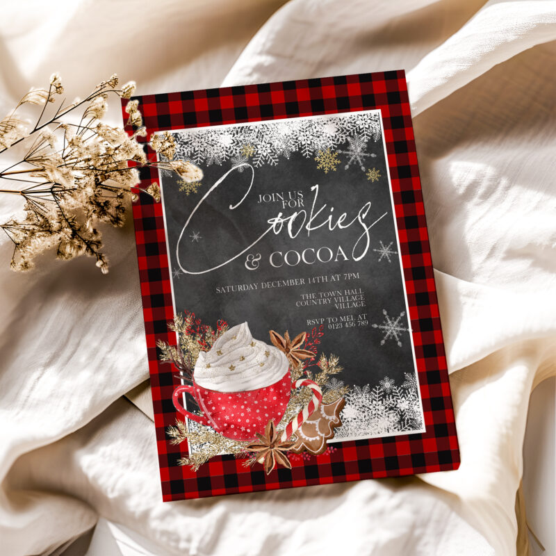 Cookies and Cocoa Invitation 4