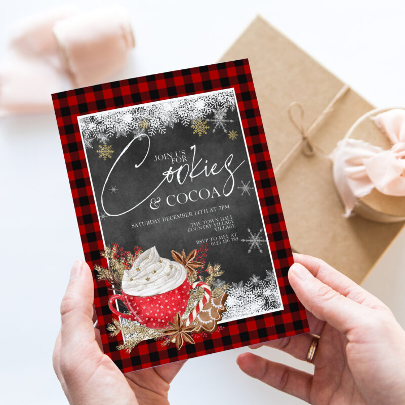 Cookies and Cocoa Invitation 5