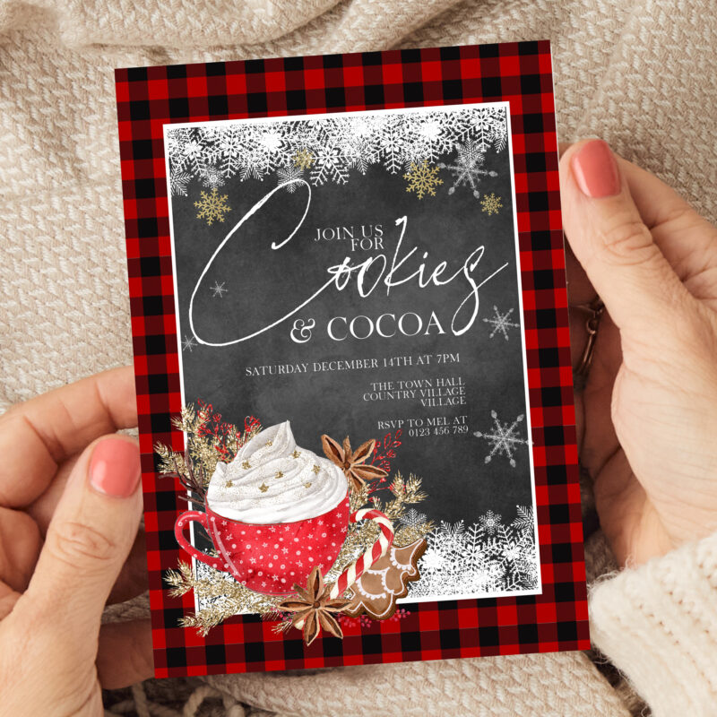 Cookies and Cocoa Invitation 6