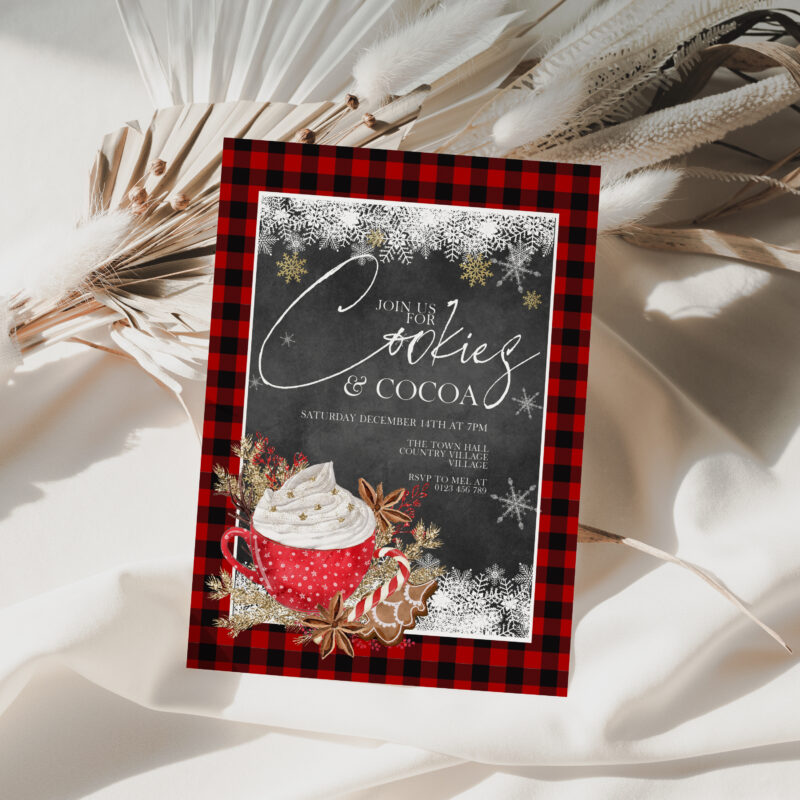 Cookies and Cocoa Invitation 7