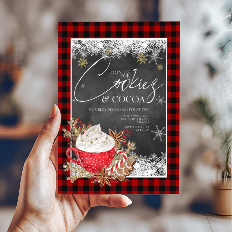 Cookies and Cocoa Invitation 8