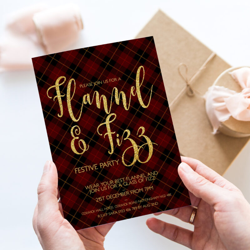 Flannel and Fizz Invitation 5