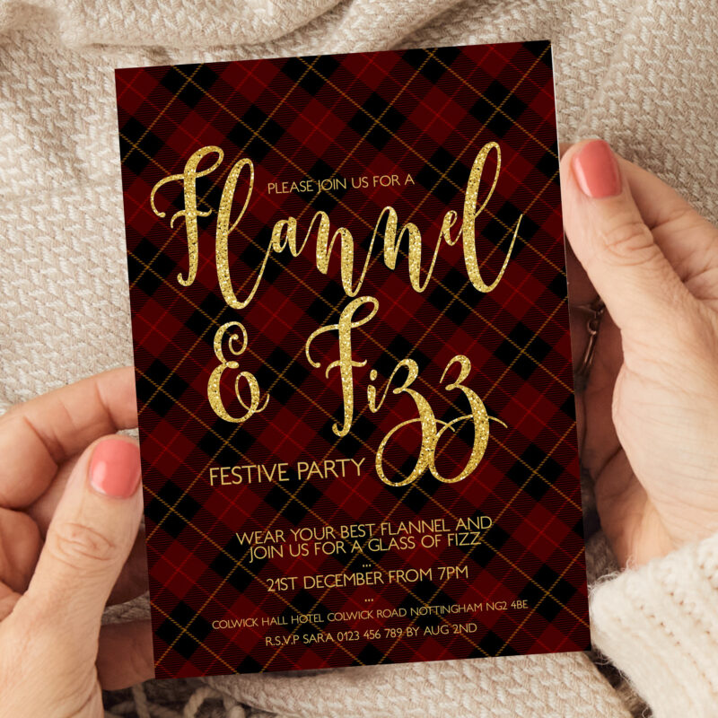 Flannel and Fizz Invitation 6