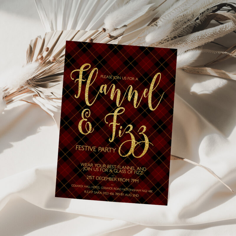 Flannel and Fizz Invitation 7