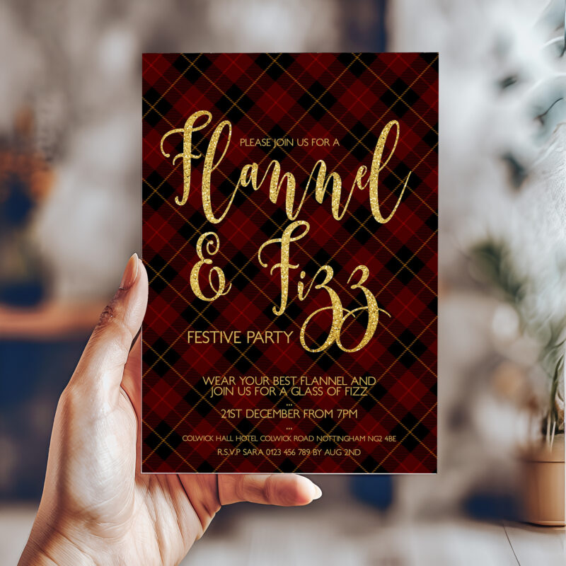 Flannel and Fizz Invitation 8