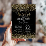 Leopard Print 30th Birthday Invitation 6