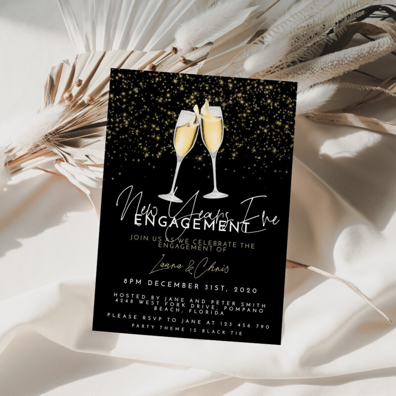 New Years Engagement Invitation 7