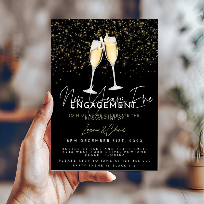 New Years Engagement Invitation 8