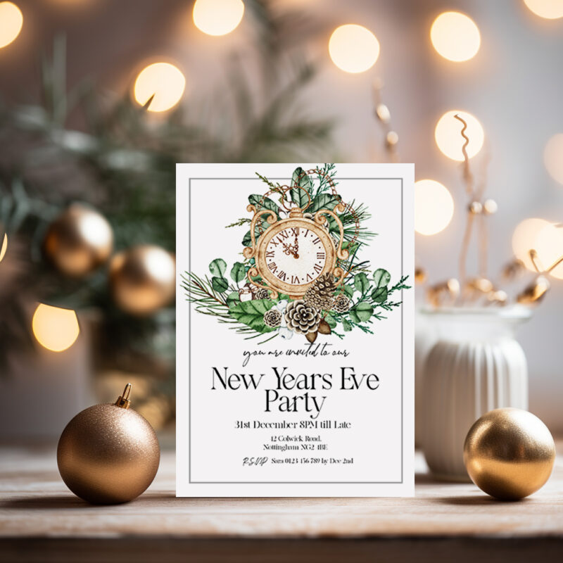 New Years Party Invitation 1