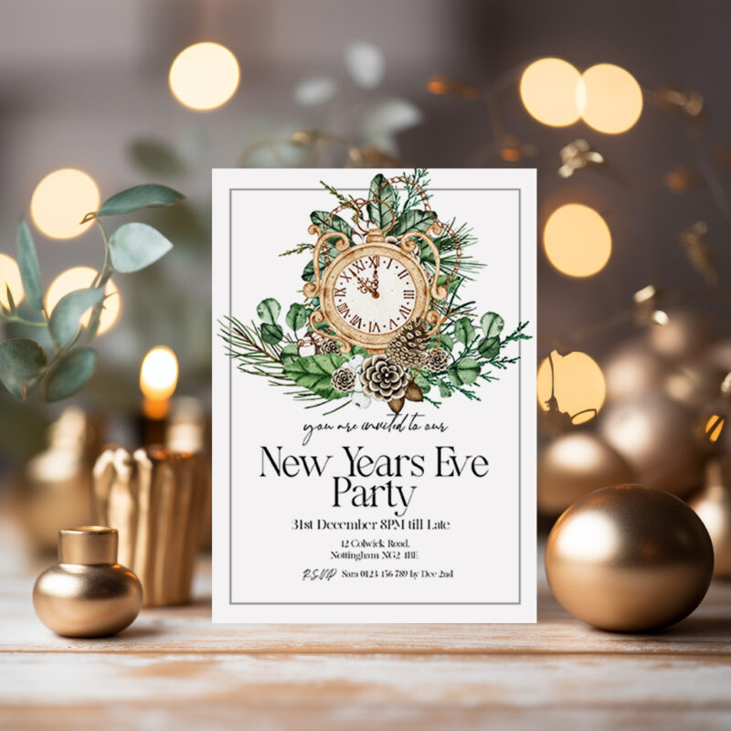 New Years Party Invitation 3