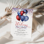 Patriotic Welcome Home Invitation 4