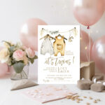 Twins Baby Shower Invitation 7