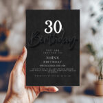 30th Birthday Invitation