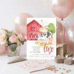 farmyard birthday invite