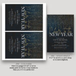 cheers to the new year invitation