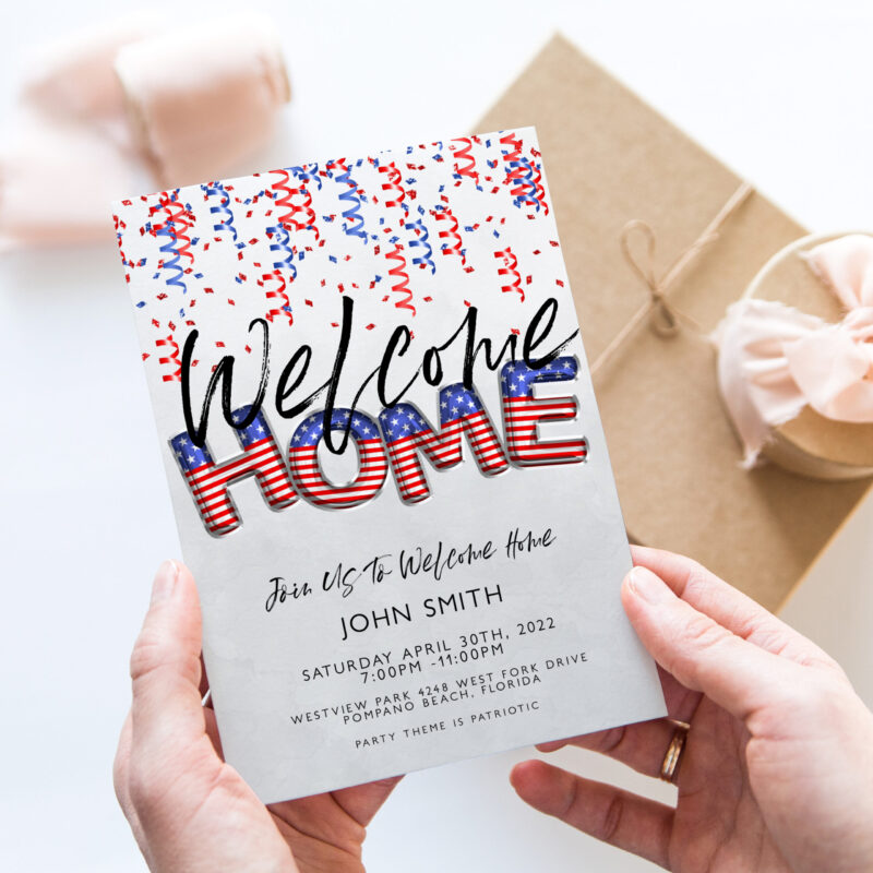 patritioc welcome home invite