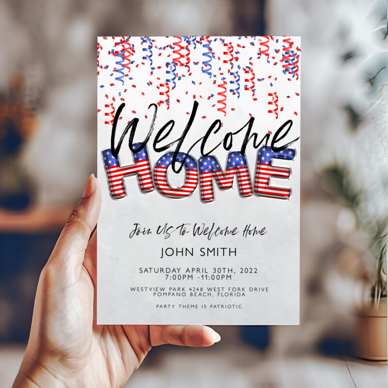 patritioc welcome home invite